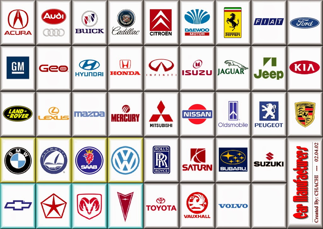 Auto Manufacturer Logos Auto Manufacturer Logos