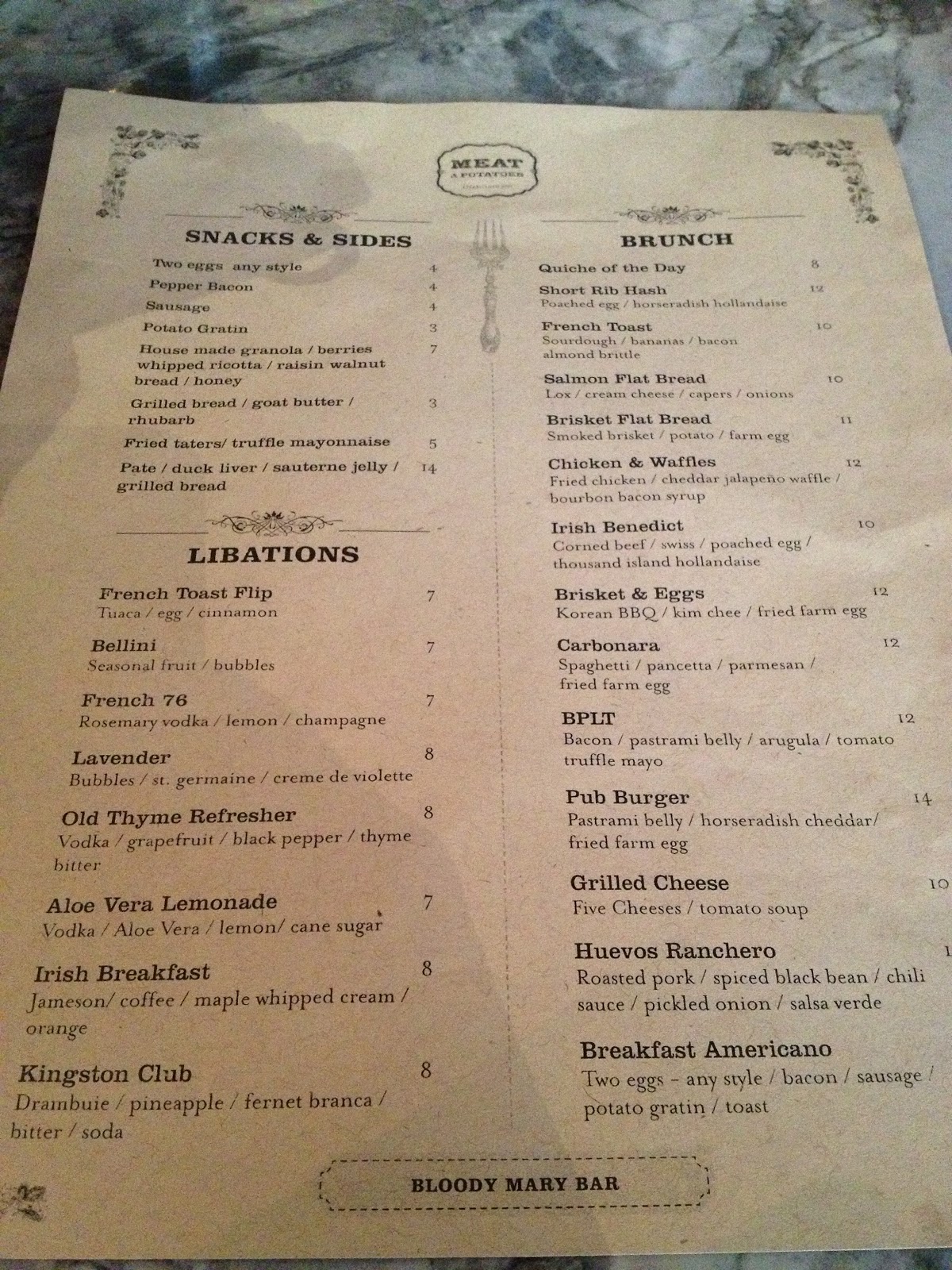 Tastes in the Triangle