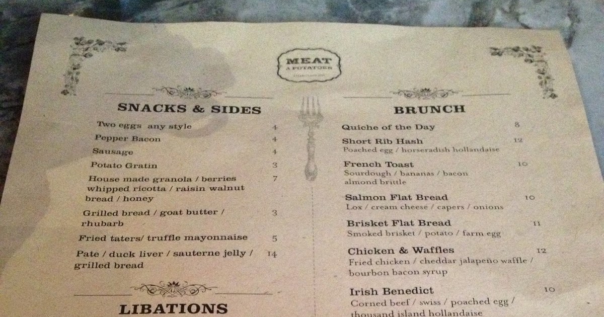 Tastes in the Triangle Meat and Potatoes in Pittsburgh