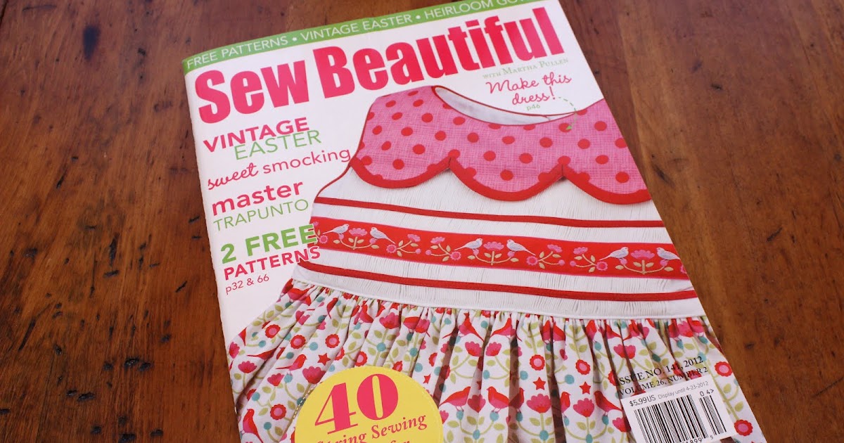 Creations By Michie` Blog: New Sew Beautiful Magazine
