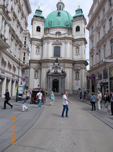 St Peters Roman Catholic Church near Josefplatz Square in Central Vienna.