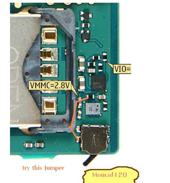cellfirmware Nokia 3250 MMC Memory Card Ic Jumper Solution Problem.