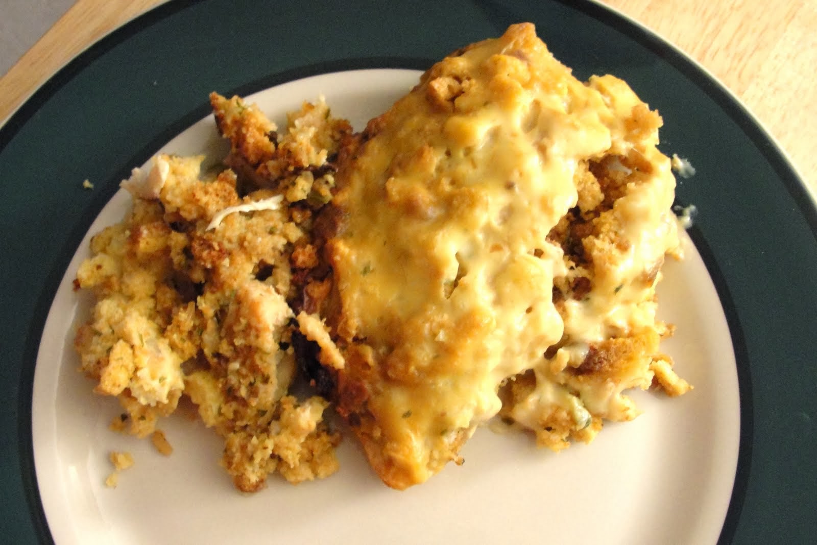 EASY Crockpot Chicken & Stuffing