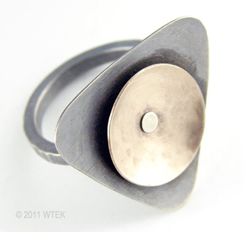 Wendy Edsall-Kerwin: Silver Triangle Ring