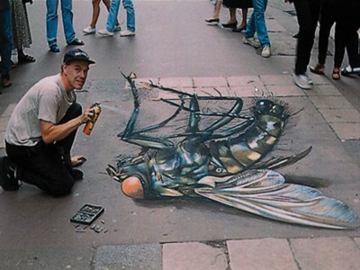 Impresionantes dibujos en 3D con tiza - Taringa!