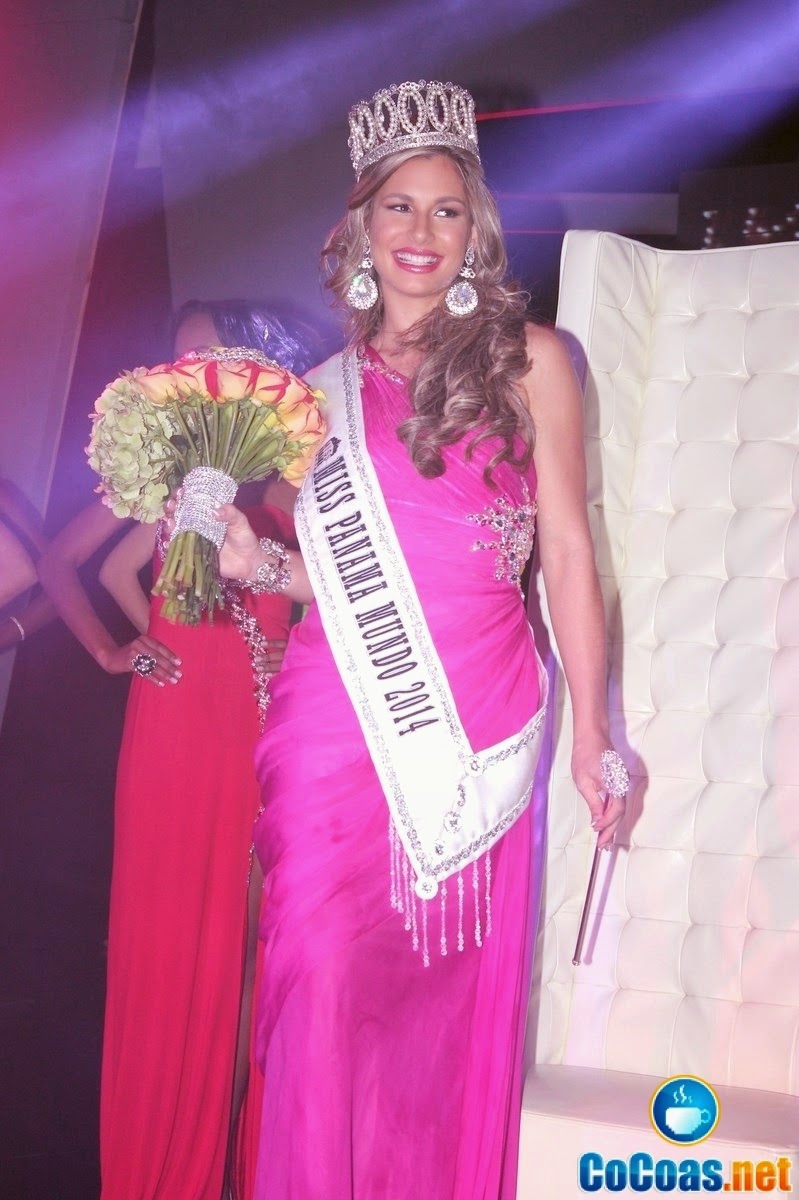 Miss Panama World Mundo 2014 winner Raiza Patricia Erlenbaugh Soriano