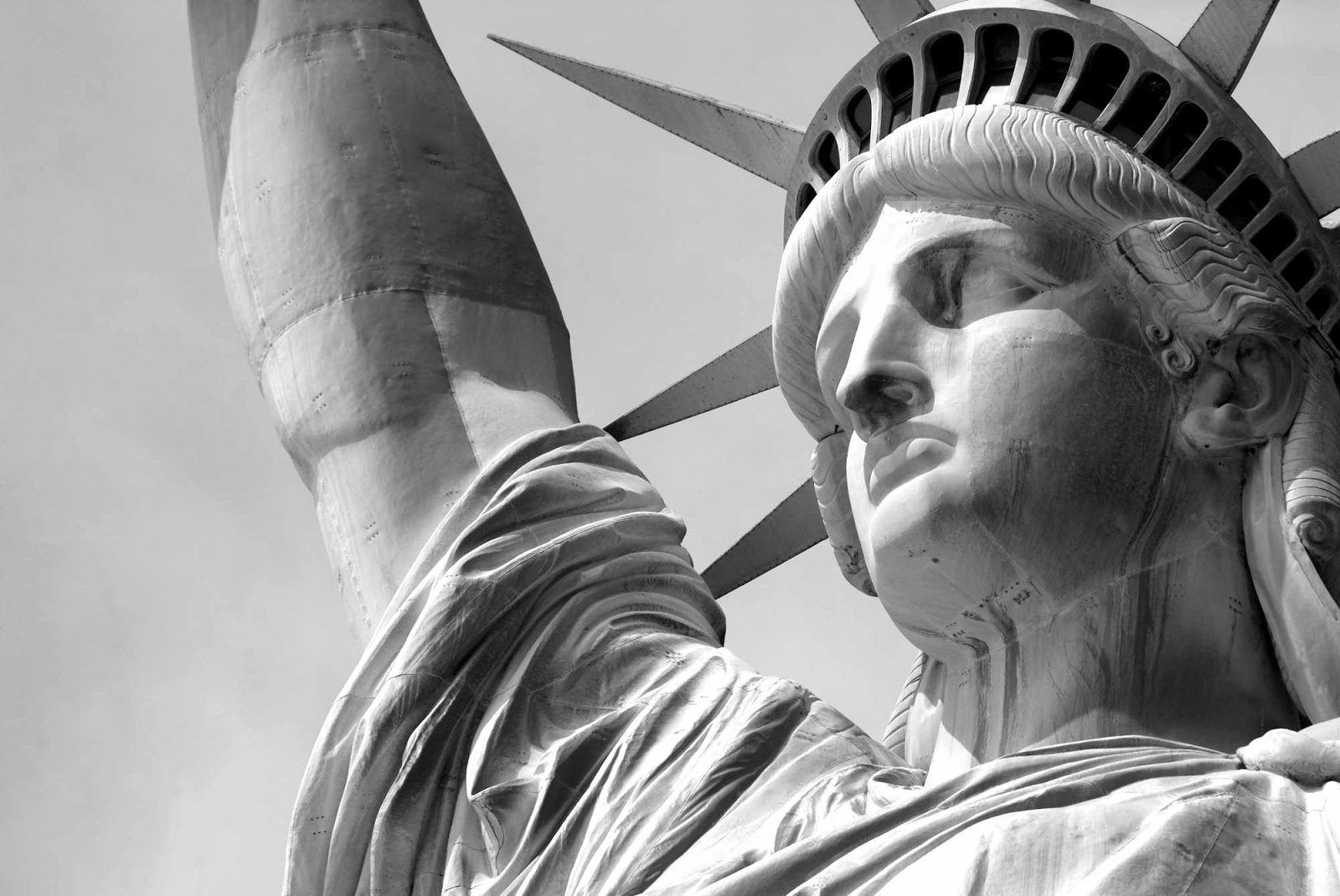 Statue of liberty Black and white photography | Black and White Photography