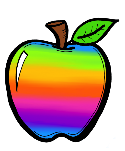 creative chalkboard free rainbow