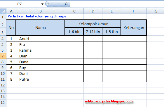 table menjadi lebih rapi di ms excel table menjadi lebih rapi di ms excel