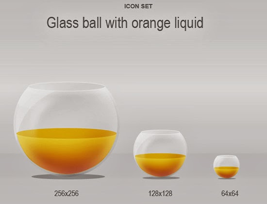 Glass ball with liquid Glass ball with liquid