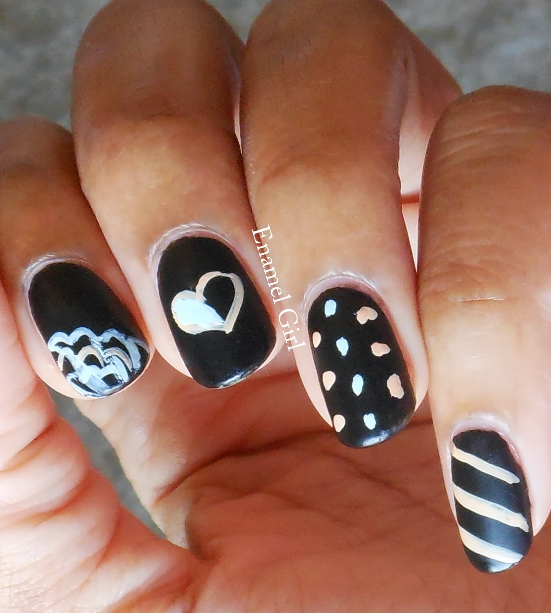 Enamel Girl Revlon Nail Art Chalkboard Polish Review and Swatches