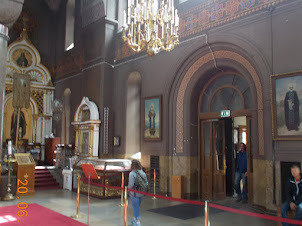 Inside Uspenski Cathedral..