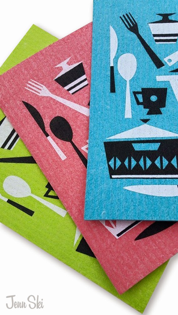 Jenn Ski Swedish Dishcloths