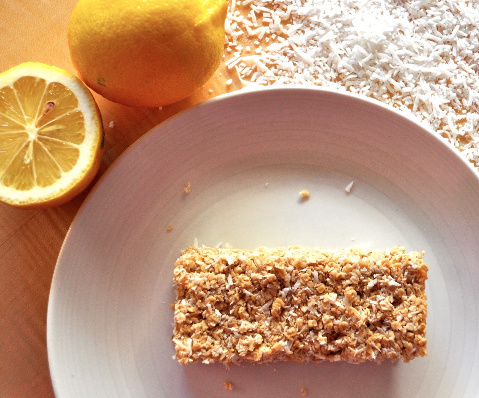 Healthy Like This Recipe Lemon Coconut Granola Bars