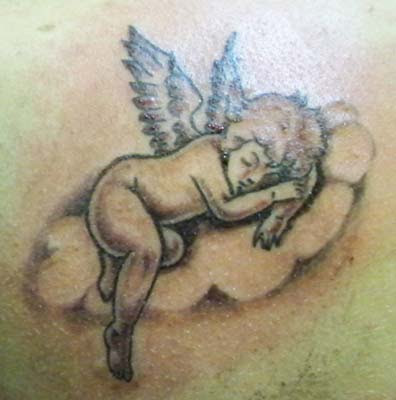 Angel tattoos are popular among not only men but also women