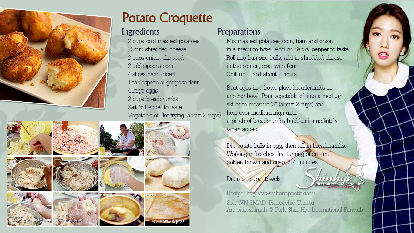 Park Shin Hye International 박신혜 국제 팬클럽 [RECIPE] Park Shin
