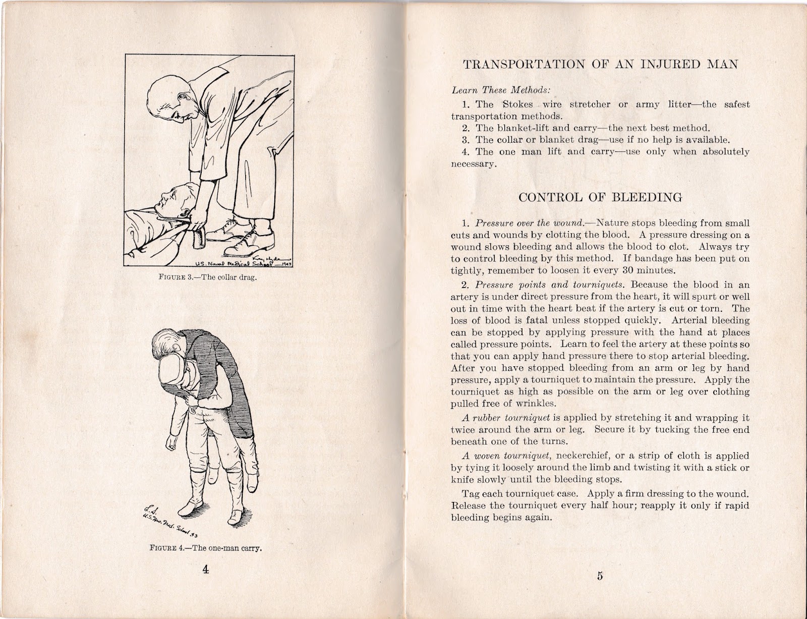 Marines In Forest Green WWII Navy Corpsman First Aid For Battle