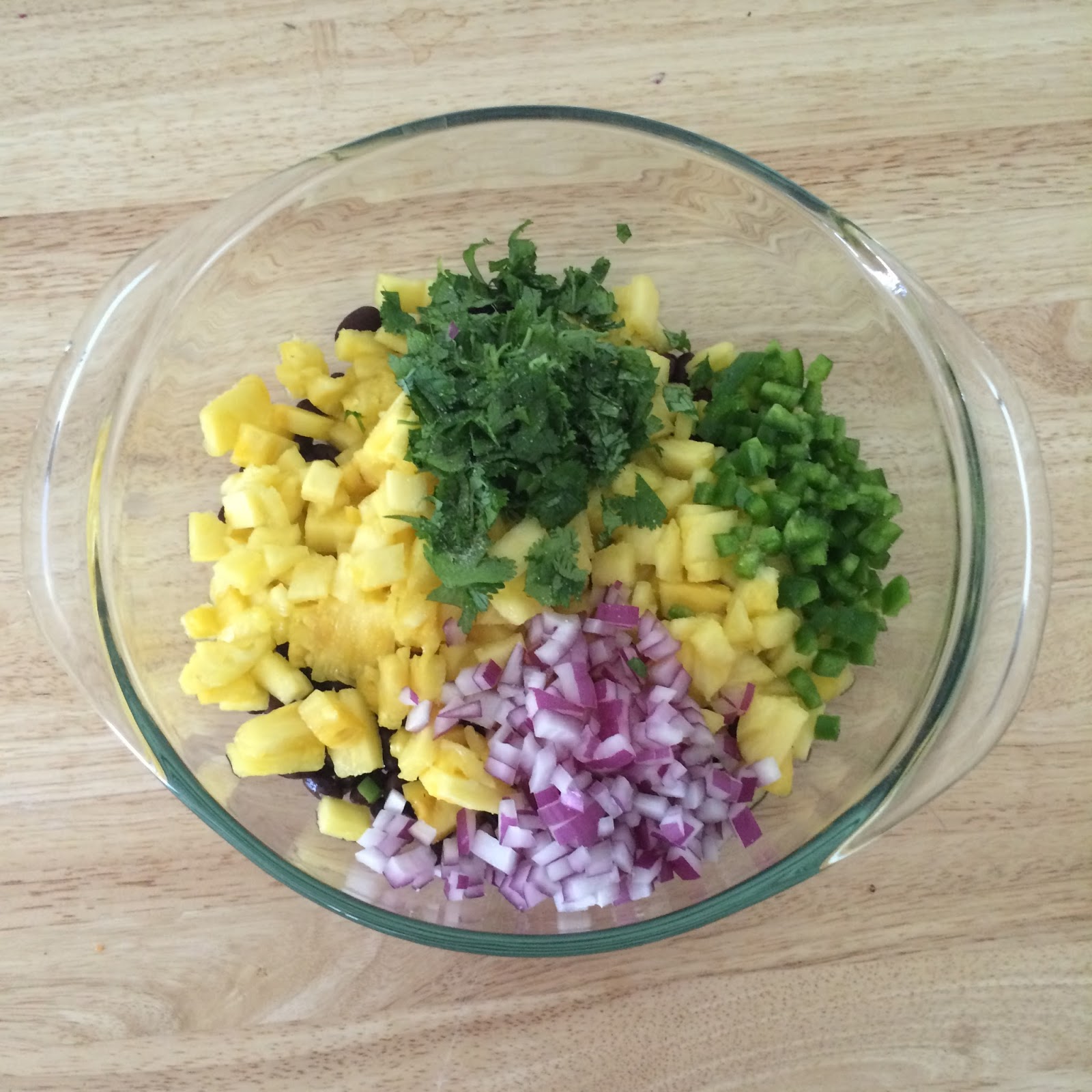 It Ain't Easy Being Megan Cooking Edition Pineapple and Black Bean Salad