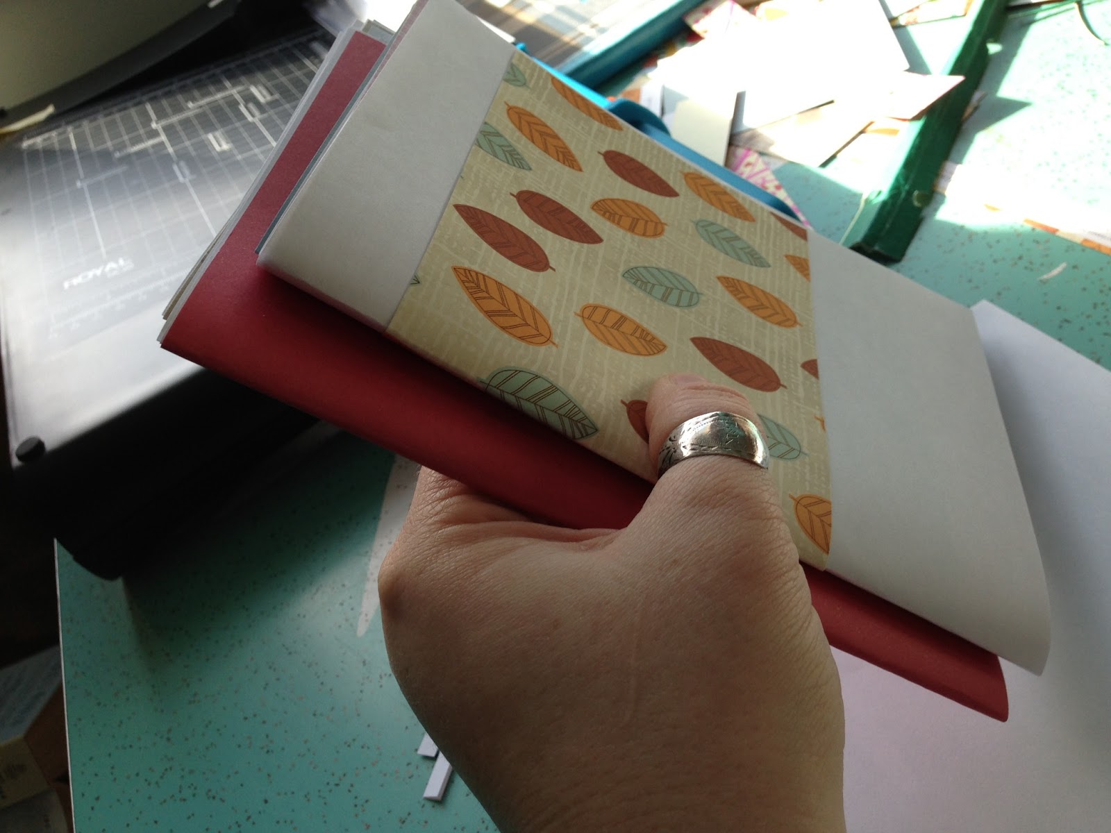 Musings on Realities A Handmade Journal from Supplies OnHand