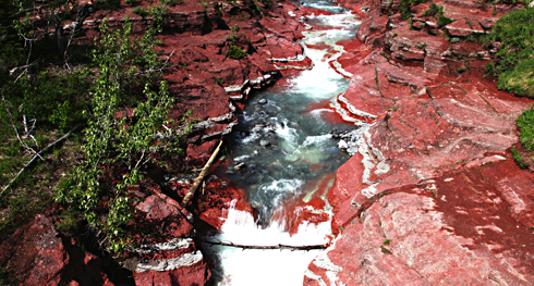 red rock canyon waterton alberta rocky mountains travel photography