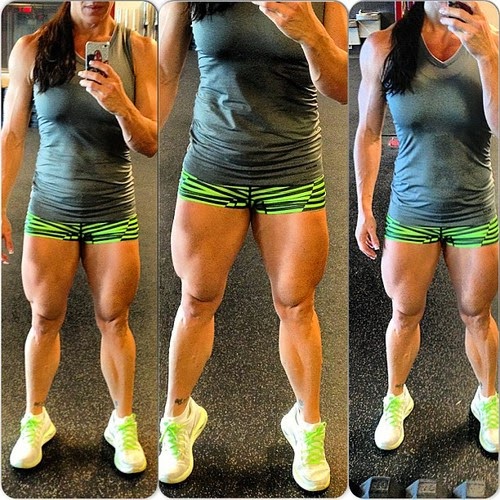 Her Calves Muscle Legs Women powerful quads