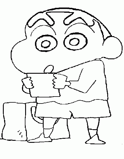 Shin Chan Coloring Pages
