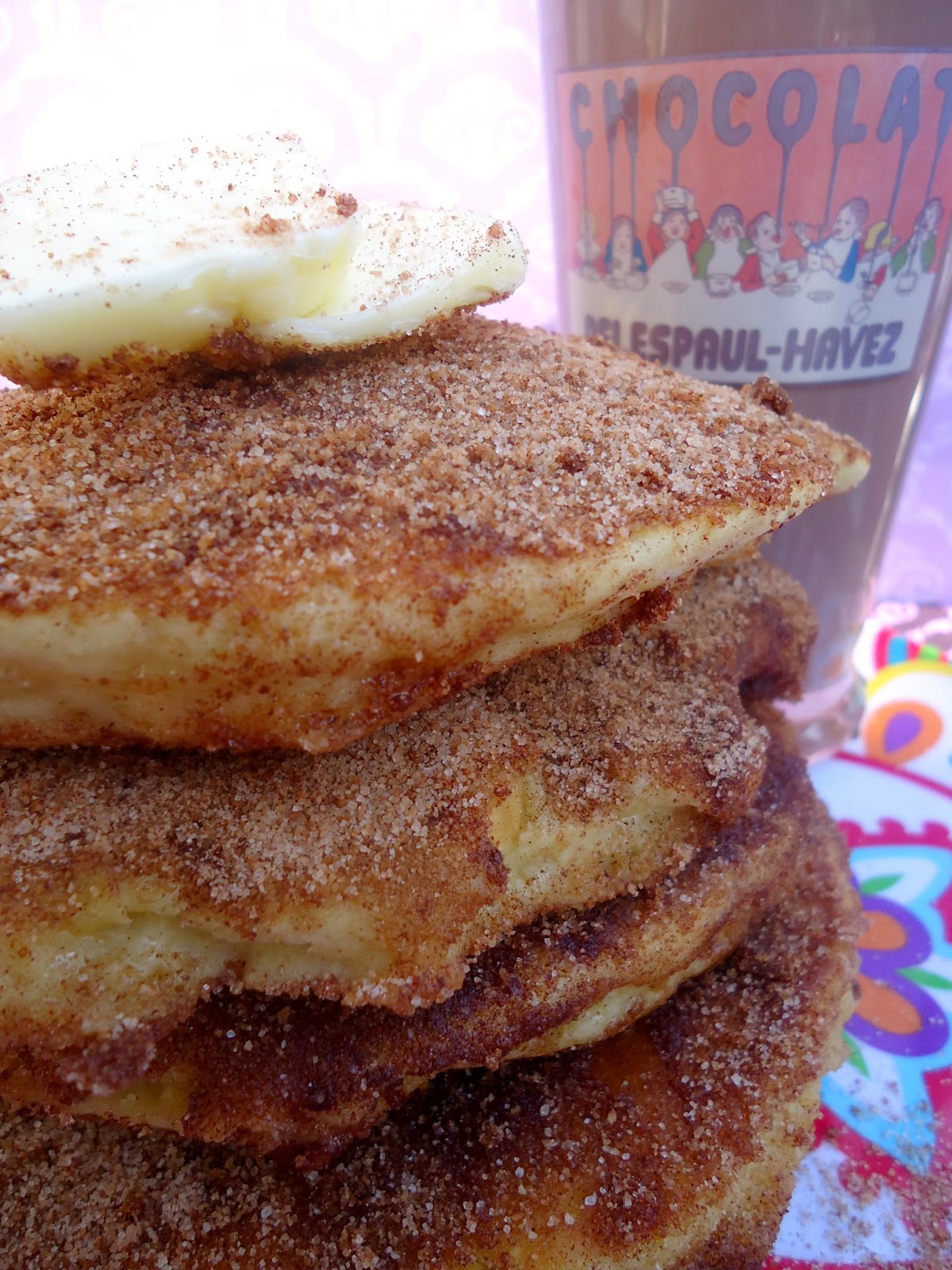 Chica Chocolatina Churro Pancakes