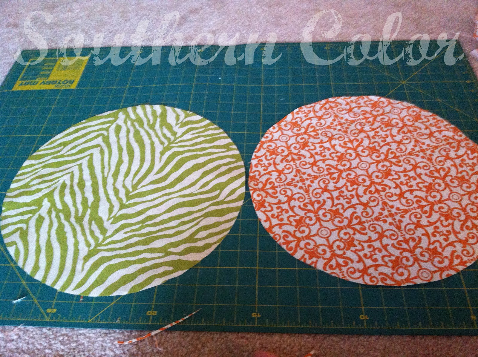 Southern Color DIY Reversible Placemats