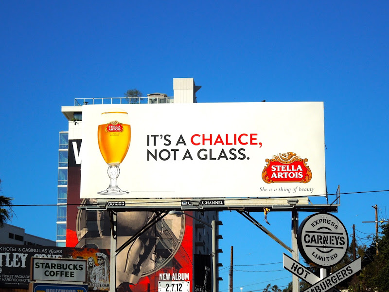 Stella Artois Chalice billboard