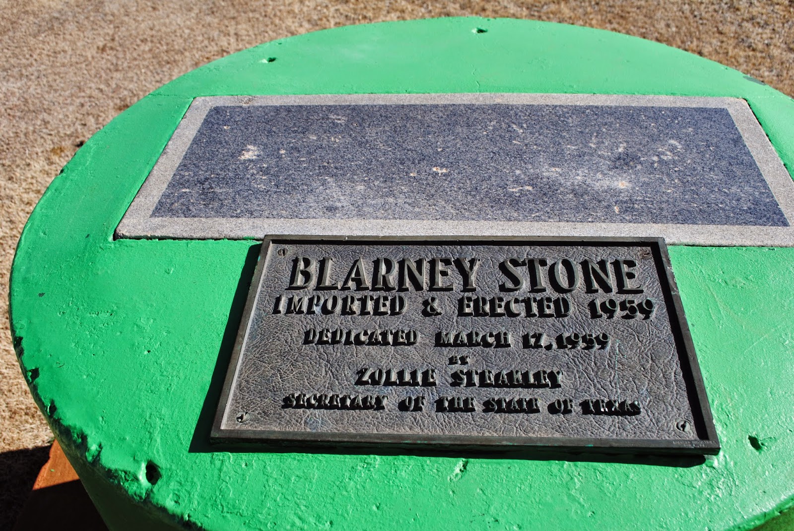 The Carpetbagger Blarney Stone of Texas