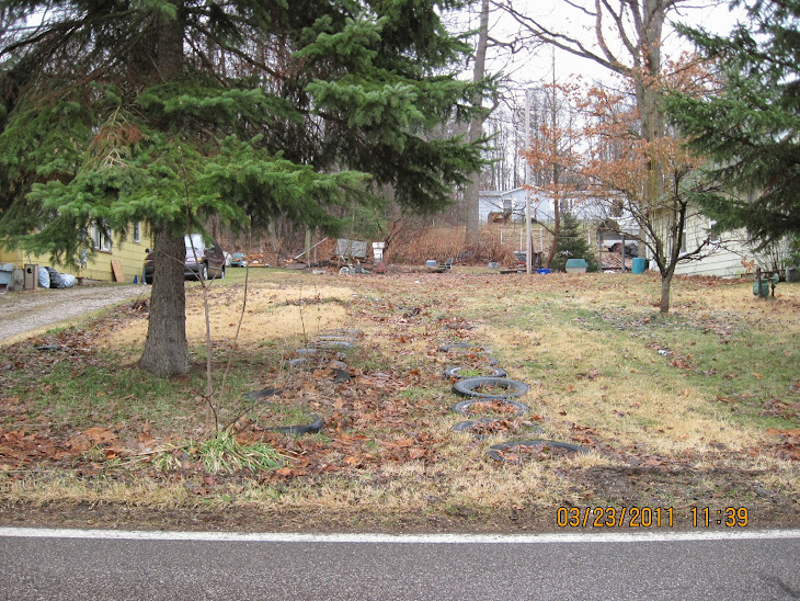 This property belongs to Dick Fresch in Brady Lake Village.