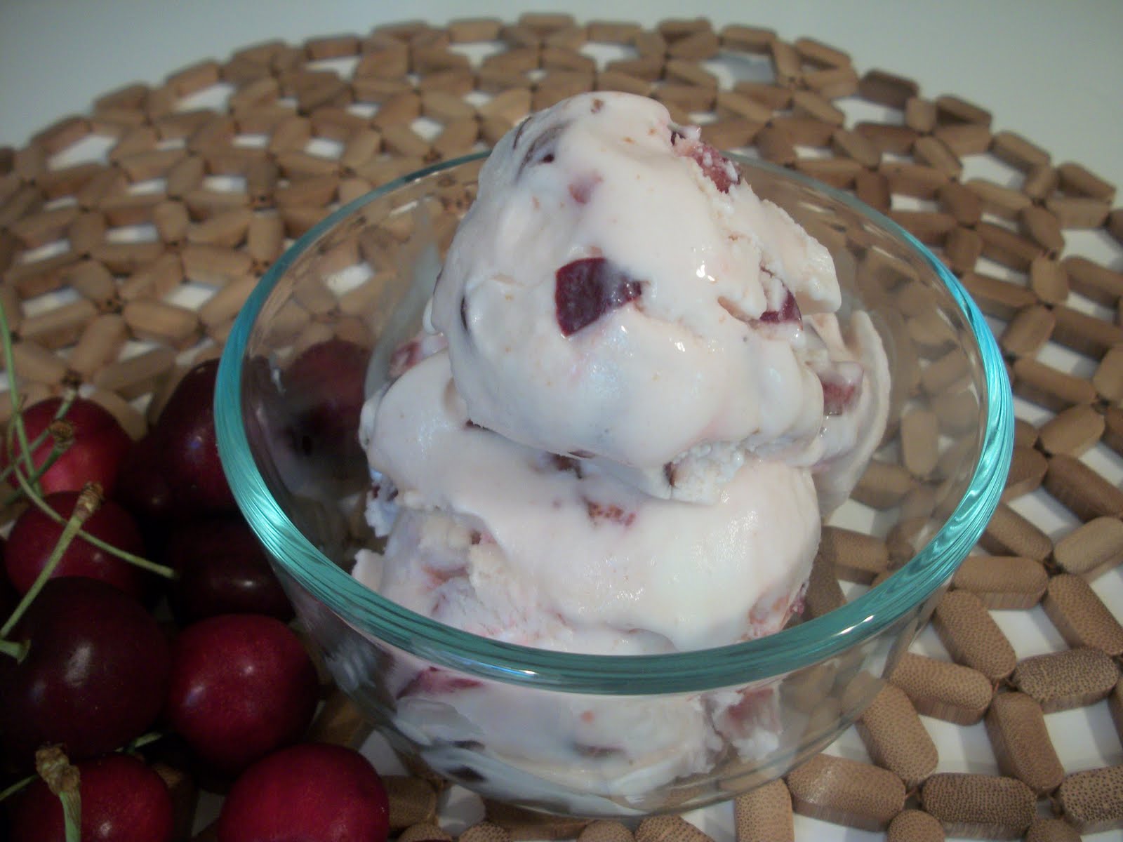 Cook with Sara Cherry Cheesecake Frozen Yogurt