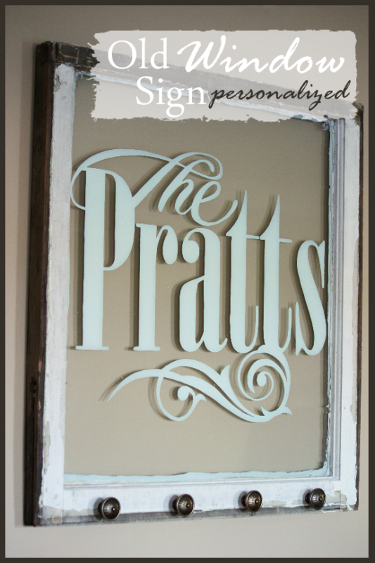 OLD WINDOW SIGN StoneGable