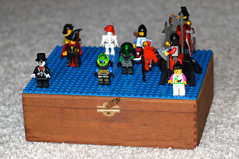 gluing lego base plates to wood