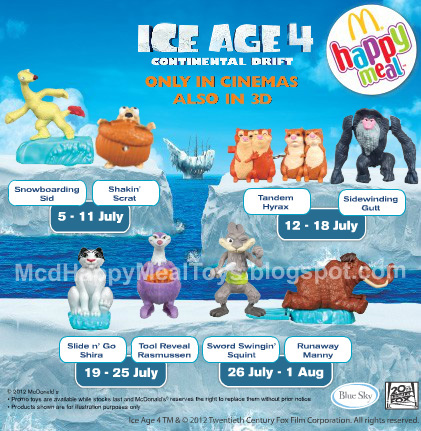 ice age 4 toys