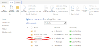 folder sharepoint create document library upload using added newfolder