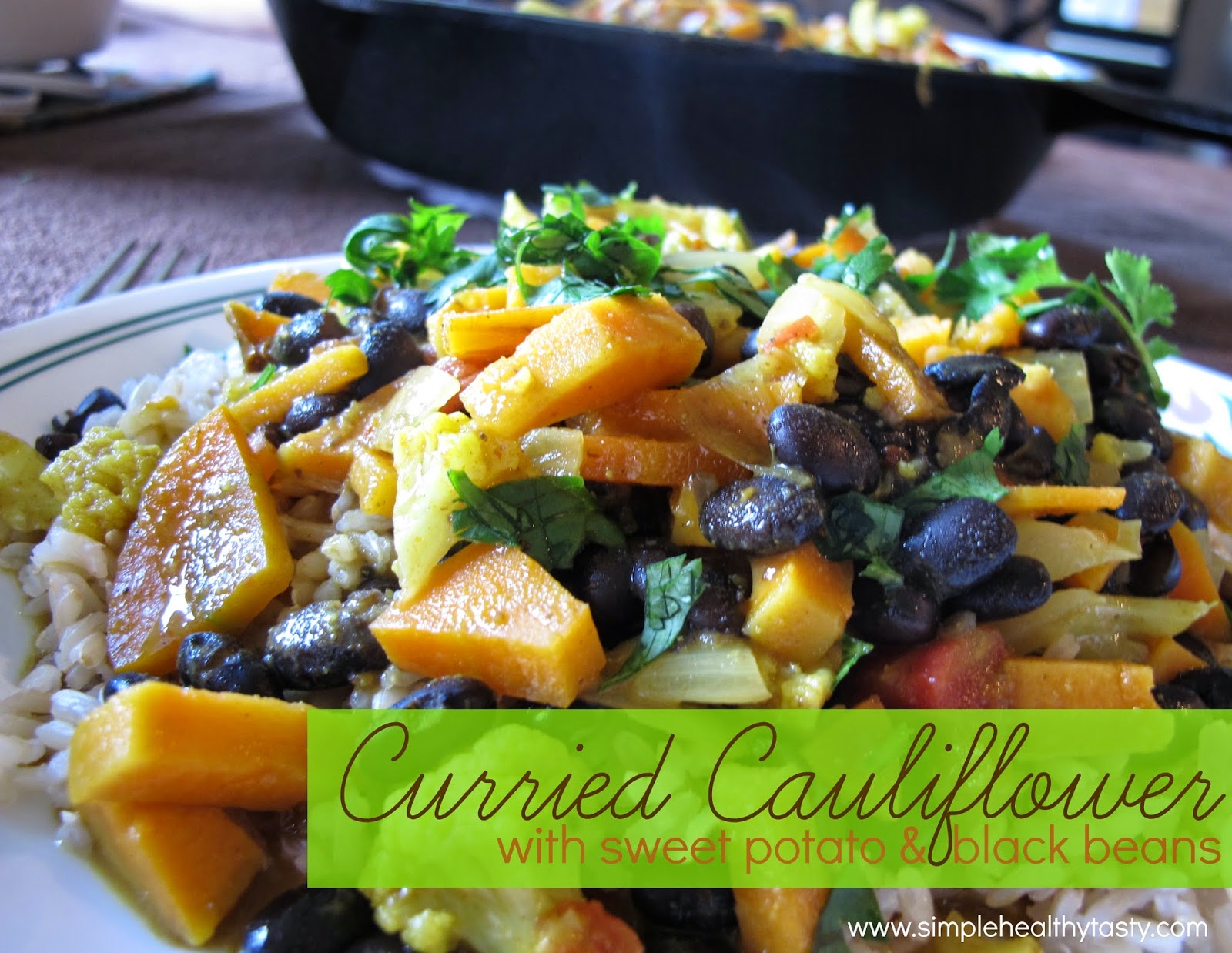 With Sweet Potato and Black Beans