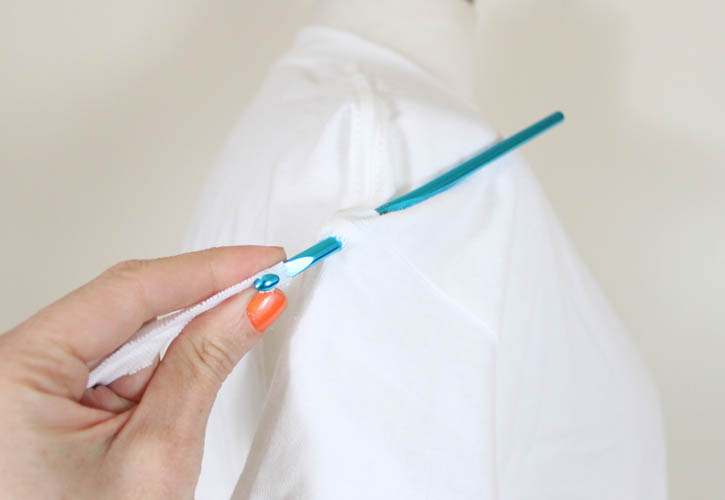 Gina Michele diy free people fringe tee