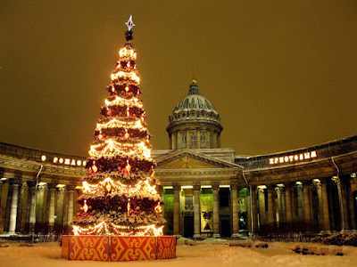 Новогодняя елка у Казанского собора