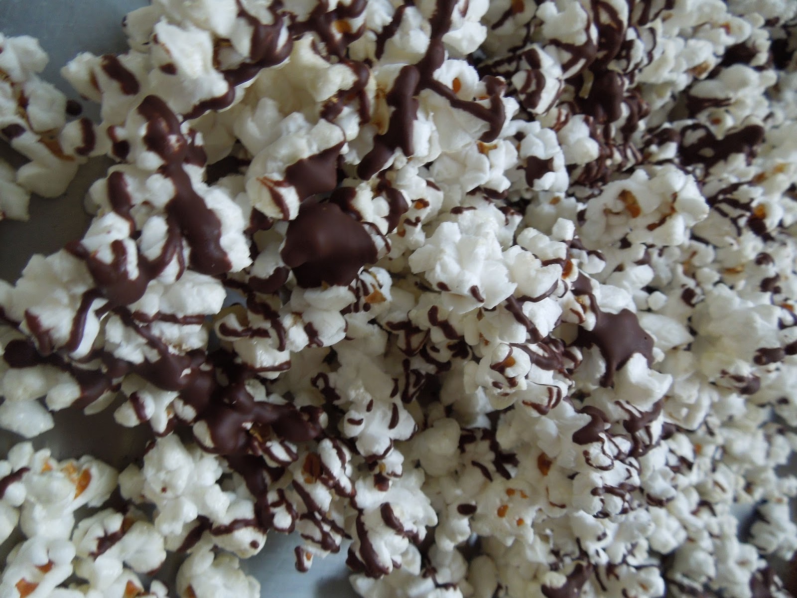 Joyful Service Homemade Dark Chocolate Drizzled Kettle Corn