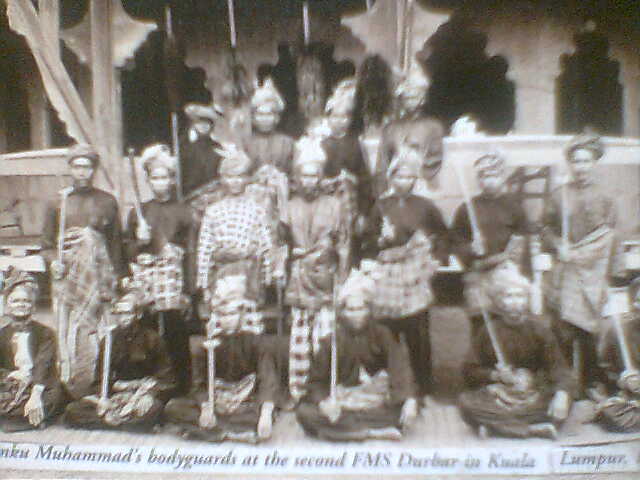 tengku muhammad .fms durbar in kuala lumpur 1903