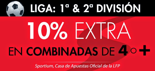 Sportium combinadas con hasta 2000 euros extra liga bbva y liga adelante 24 agosto Sportium combinadas con hasta 2000 euros extra liga bbva y liga adelante 24 agosto