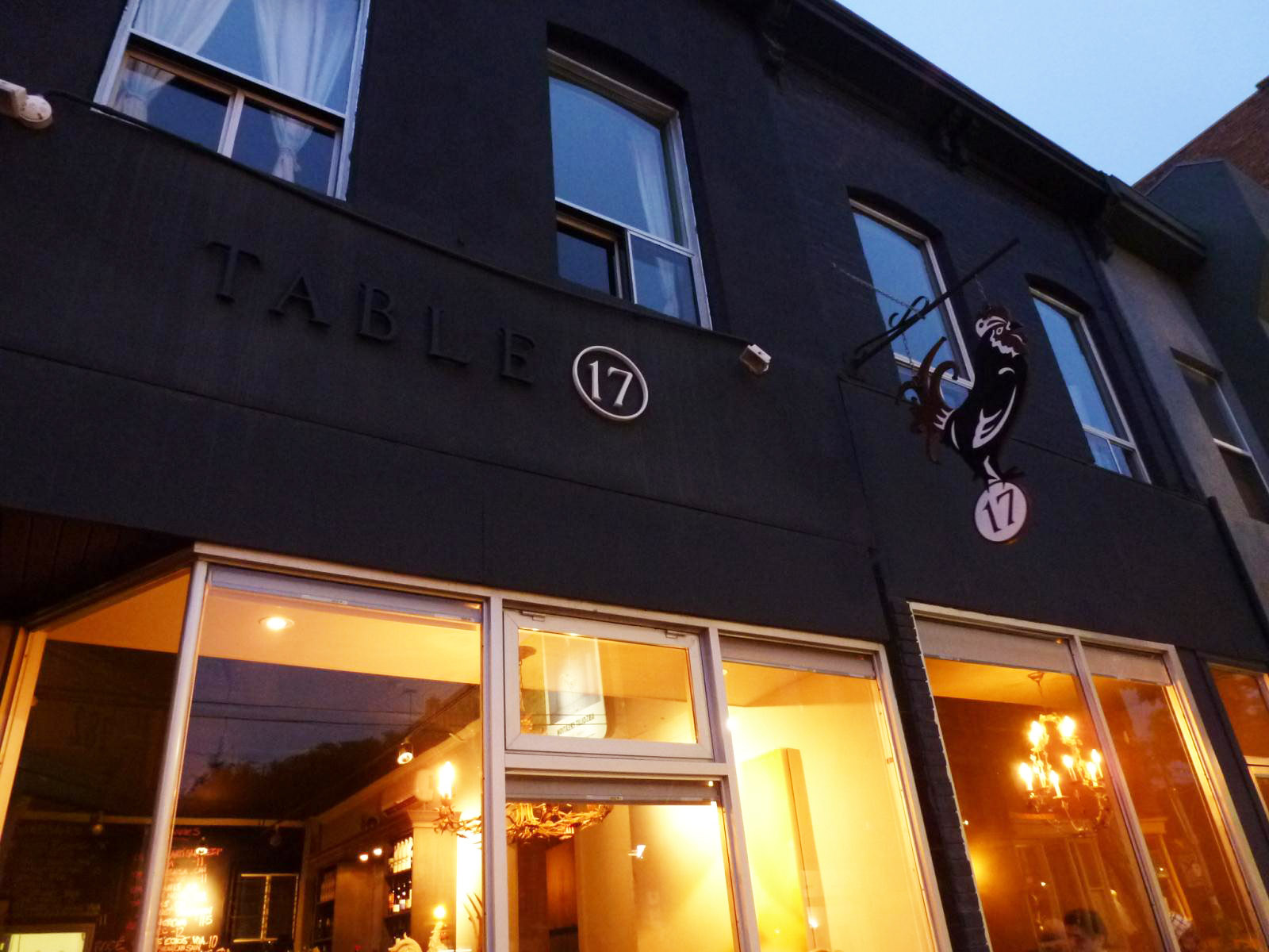 Dining Experiences in Toronto Table 17 on Queen St. East