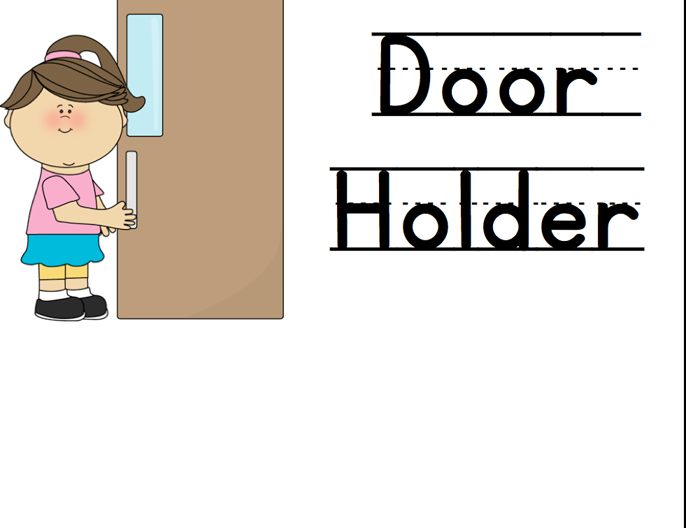 Kinder Stole My Heart Classroom jobs!