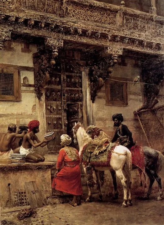 Edwin Lord Weeks 1849-1903 | American Academic painter | Oriental scenes