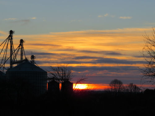 Christmas sunrise