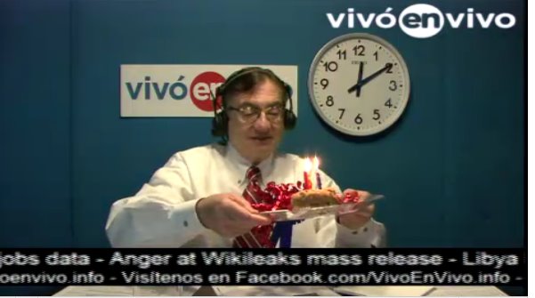 Festejan en Vivó en Vivo el cumpleaños del Sr. Gutiérrez Vivó