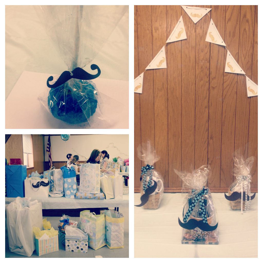 EAT+SLEEP+MAKE PARTY Mustache Baby Shower