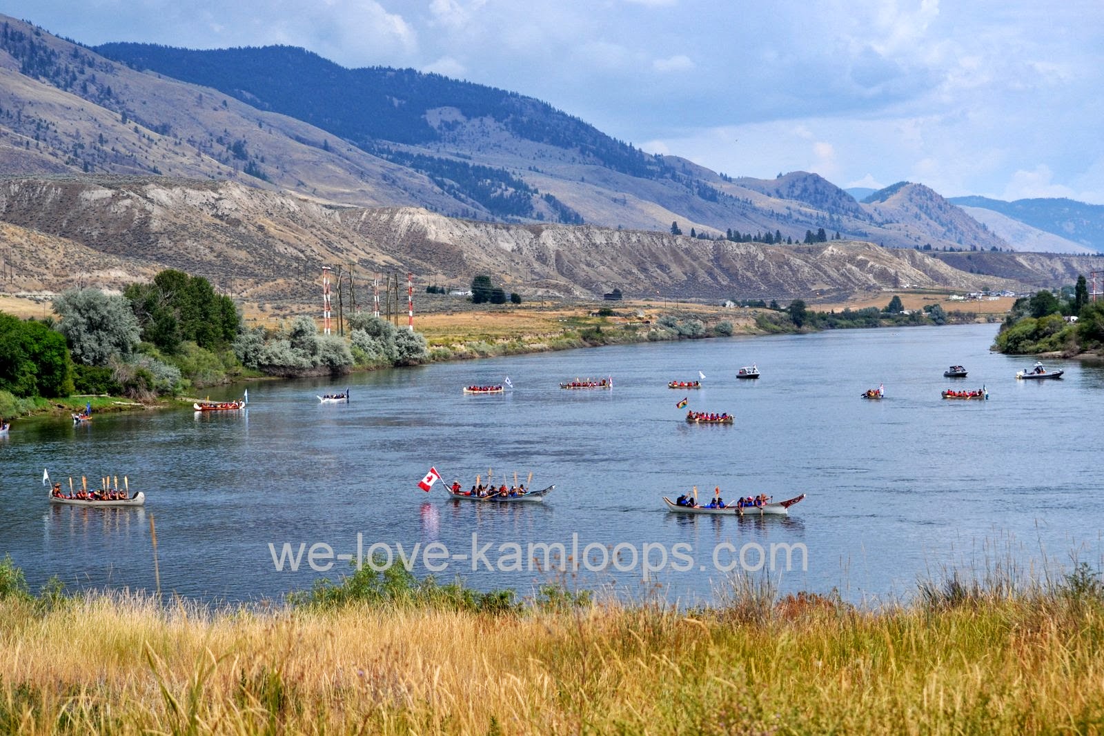 welovekamloops Pulling Together Canoe Journey Tk'emlups Kamloops, BC