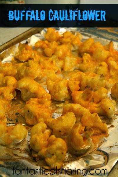 Buffalo Cauliflower | A healthy alternative to hot wings that goes perfectly with pizza or burgers!